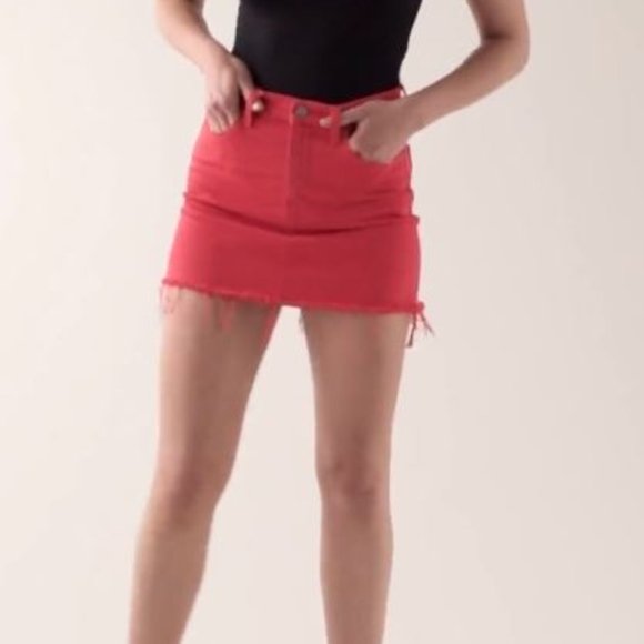 Hudson Jeans - The Viper Mini Skirt - Picture 3 of 8